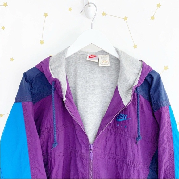 Nike • Vintage Air Blue Colorblock Windbreaker - Picture 2 of 6
